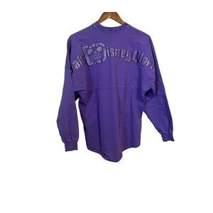 Women's Disney Parks DisneyWorld Purple Glitter Spirit Jersey